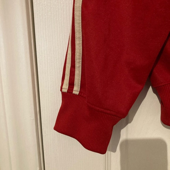 Vintage Fred Perry Sportswear Full Zip Striped Track Jacket Red Men’s Size Large - Picture 4 of 14